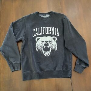 Brandy Melville John Galt California bear crewneck sweatshirt